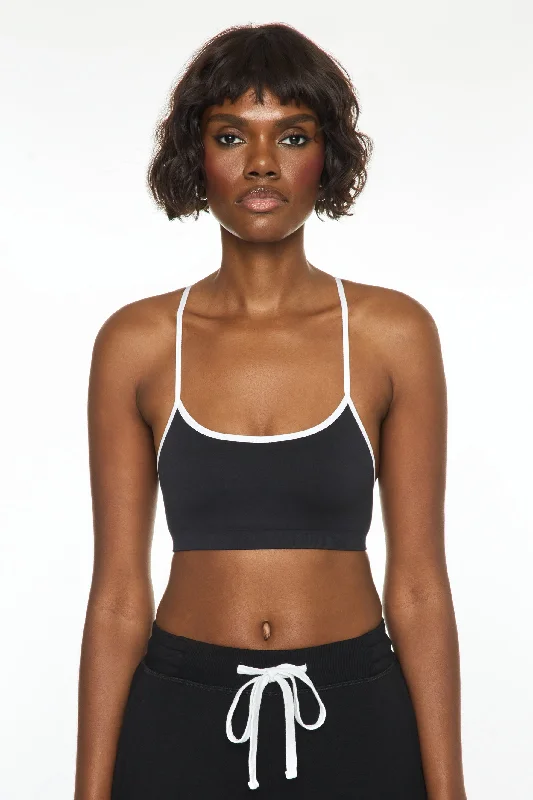 Loren Seamless Bra - Black/White