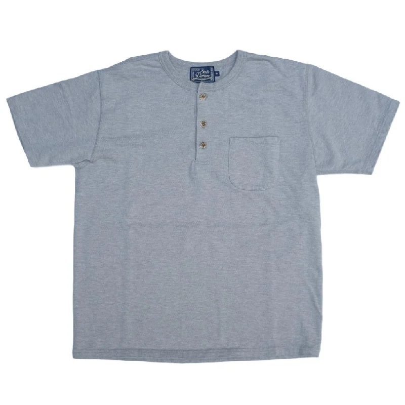 Studio D'Artisan Suvin Gold Henley (Mock Gray)