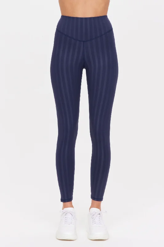 Wilde High Rise 25in Midi Pant - Navy