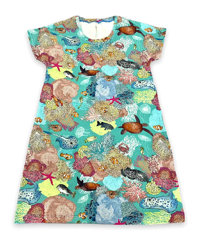 Size Medium Ladies Lounge Dress Sea Creatures