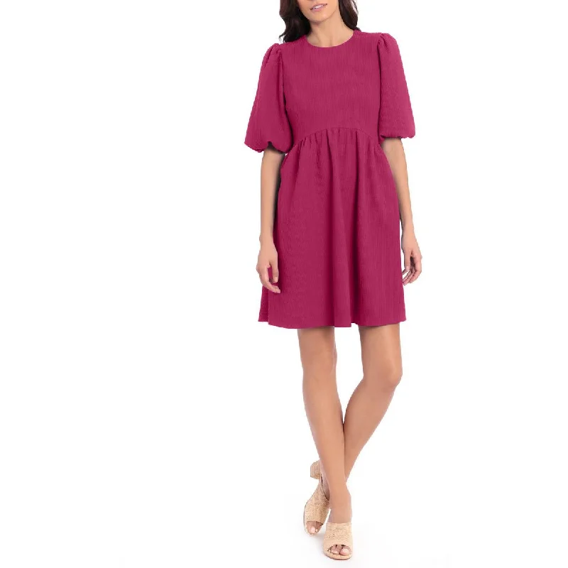 Maggy London Womens Textured  Mini Dress