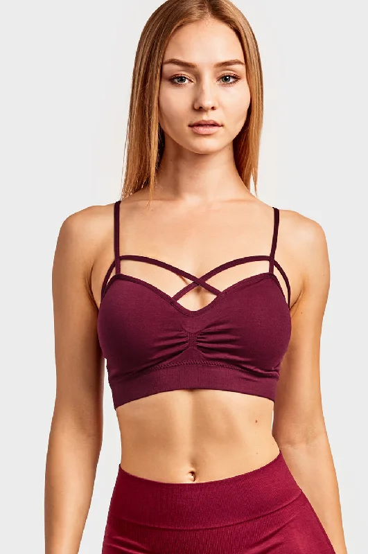 MAMIA LADIES SEAMLESS STRAPPY BRA (BR0149SP2)