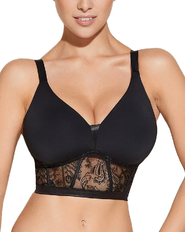 Cosabella Sardenga Embroidered Curvy Plungie Bralette