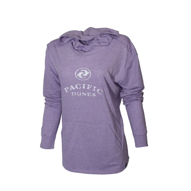 Women's Relay T-Shirt Hoodie - Pacific Dunes